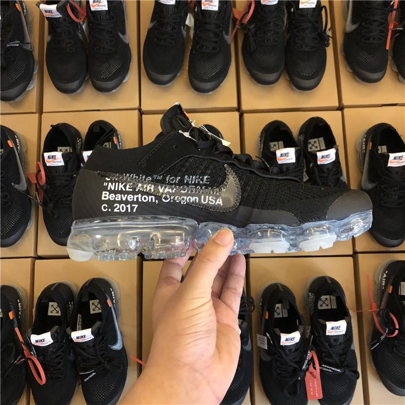 PK God OFF–WHITE x Nike Air VaporMax “Black” ready to ship